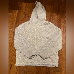 sherpa jacket with hood